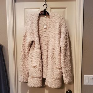 Cream colored cardigan